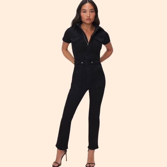 Good American Pants - Good American Fit For Success Jumpsuit Black